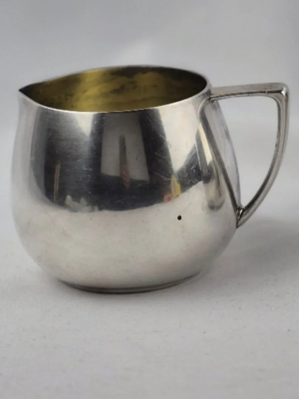 Mid Century Empire Crafts Quadruple Silver Plated Creamer & Sugar Bowl Set